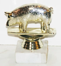 TROPHY FIGURE PIG HOG OINK OINKER PORCINE 4H CLUB MISS PIGGY 3 LITTLE PIGS PORKY