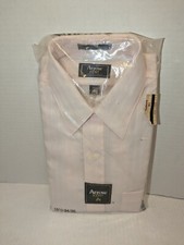 Vintage Arrow Kent Pink Pinstripe Men's Dress Shirt 15-1/2 - 34/35