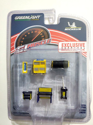 Greenlight GL Muscle Series 1:64 Scale Michelin Shop Tool Pack/HO Train Scale