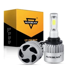 AUXBEAM 9006 HB4 LED Headlight Bulbs Conversion Kit Low Beam 6000K White Lights