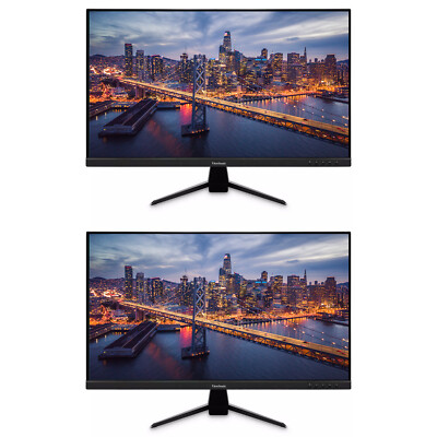 ViewSonic VX3267U-2K 32-inch 2560 x 1440 WQHD 2K LCD IPS Monitor, 2-Pack Bundle