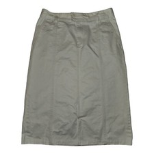 Vintage Old Navy Pencil Skirt Women's Size 6 Mid Rise Ivory Casual Y2K