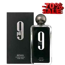 Afnan 9pm Eau De Parfum 3.4oz for Men Spray - BRAND NEW IN BOX 2024 NEW In STOCK