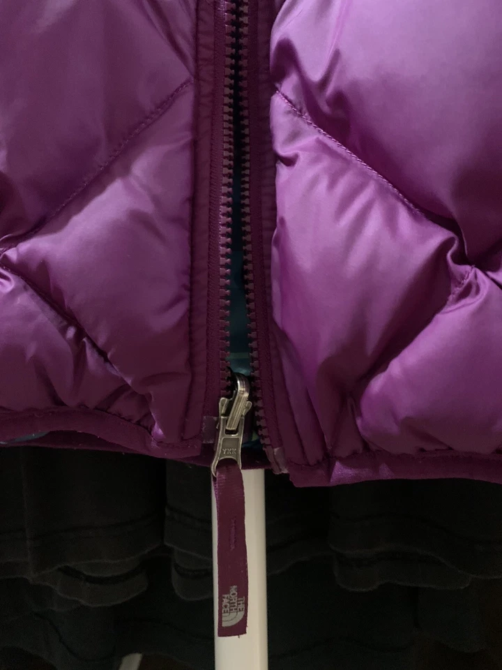 Chaqueta reversible con cremallera completa The North Face 500 para niñas talla XL/TG 16 Foto 4 de 4