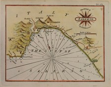 ITALIA - IL GOLFO DI SALERNO DI JOSEPH ROUX 1764, MA 1854.