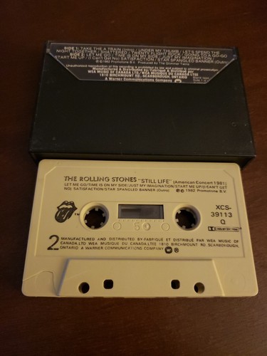 The Rolling Stones - Still Life American Concert 1981 Cassette Tape XCS-39113 - Picture 2 of 2