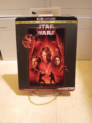 Star Wars Episode III Revenge of the Sith 4K w/ Slip Cover UHD Blu-ray [2005]
