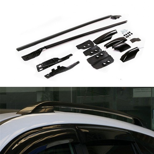 RAV4 4-Piece Black Roof Rail End Cover Set For Toyota RAV4 XA30 2006 2012 Plastic Direct K 556867 - Foto 4