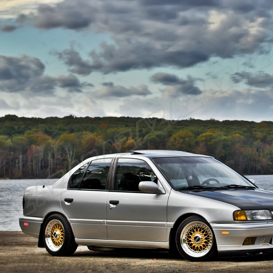 4pcs LED Side Marker Lights Amber Red Lamps Clear For Infiniti G20 91-96 99-02 - Image 2 of 4