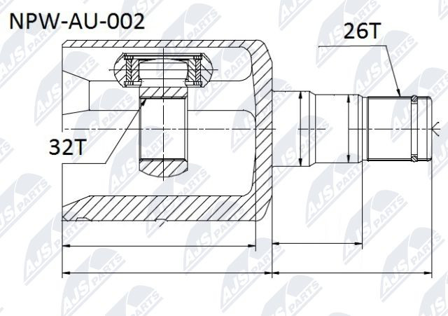 N.T.Y. NPW-AU-002.NTY Joint Kit, drive shaft for AUDI,SEAT,SKODA,VW - Image 11