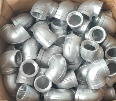 QTY. 70 1'' 150 Female NPT 90° Elbow Cast 316 Stainless Steel Pipe Fitting 1''-150