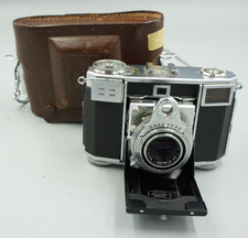 Zeiss Ikon Contessa 35 Rangefinder Camera Tessar 45mm f/2.8 Shutter Fires 145