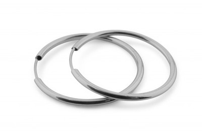 paar felgen 18kt weissgold. Lauffelge 1,5 Durchmesser mm. 25mm GOLD 18kt.