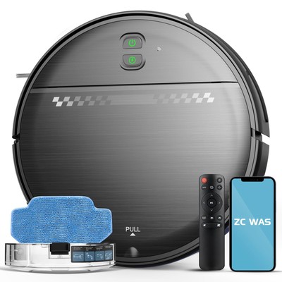 Robot Vacuum and Mop Combo, 2-in-1 Robot Vacuum Cleaner, Perfect for Pet Hair...