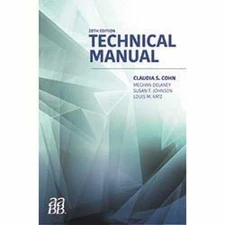 Technical Manual - Hardcover, by Cohn Claudia S. M.D. Ph.D.; Delaney - Very Good