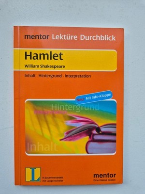 Buch Textanalyse: Hamlet Interpretation, Durchblick, Inhalt