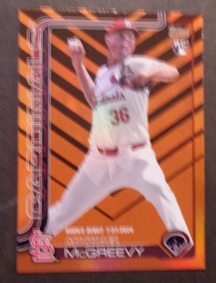 2025 Topps Update Holiday Rookie Debut Michael McGreevy RC # US60 | eBay