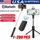 US Selfie Stick Tripod Remote Desktop Stand Phone Holder For iPhone Samsung LOT