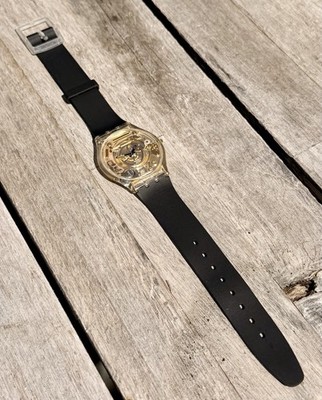 Rare Swatch Skin “Golden Jelly” SFK101: Ultra-Thin | New Battery +