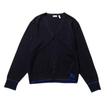 Burberry Equestrian Knight Wool Cardigan