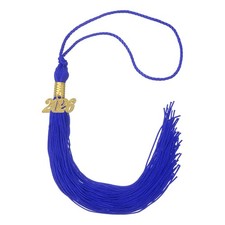 2026 Tassel Graduation, Blue Graduation Cap Tassels with Gold Date Charms