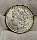 1889 US Morgan Silver Dollar $1 Nice AU