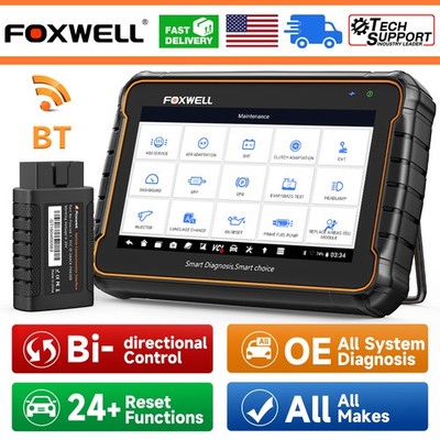 FOXWELL GT60 Bluetooth OBD2 Scanner Car Diagnostic Bidirectional All System Scan
