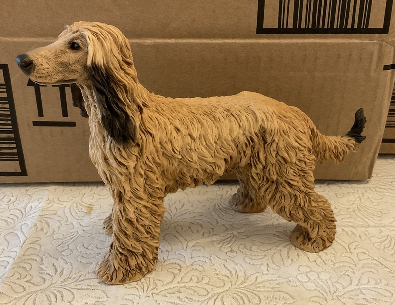 Vintage Castagna Afghan Hound Figurine Made In Italy - 1988