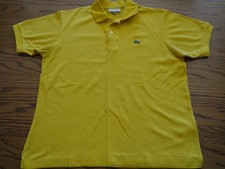Lacoste Polo Shirt Men's 5 Large L Classic Fit Short Sleeve Cotton Preppy Golf