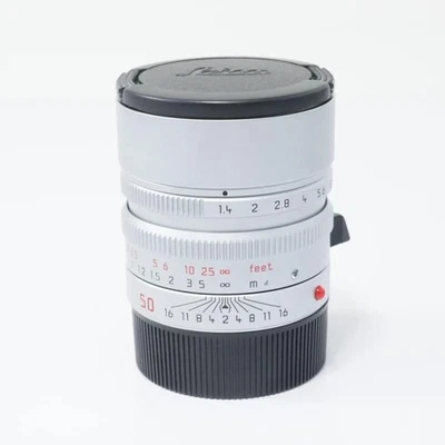 Leica Summilux-M Objectif 50mm F1.4 ASPH Argent 11892 M de Japon D0807 - Photo 1/4