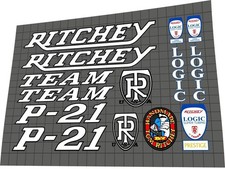 SET DECALCOMANIE SQUADRA RITCHEY P21 1991