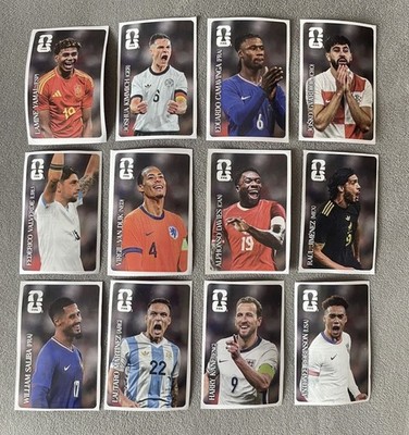 Komplettsatz 12 x Coca-Cola Panini FIFA World Cup 2026 Sticker CC1-CC12 UK Mint