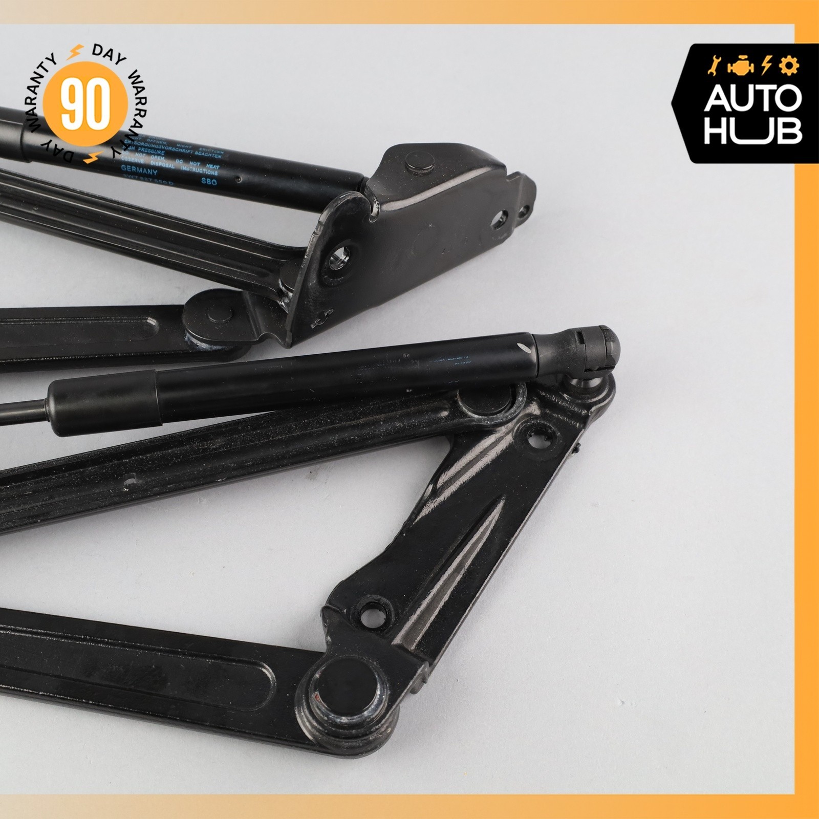 07-18 Bentley Continental GTC Rear Trunk Lid Hinges Left & Right Set OEM 43k