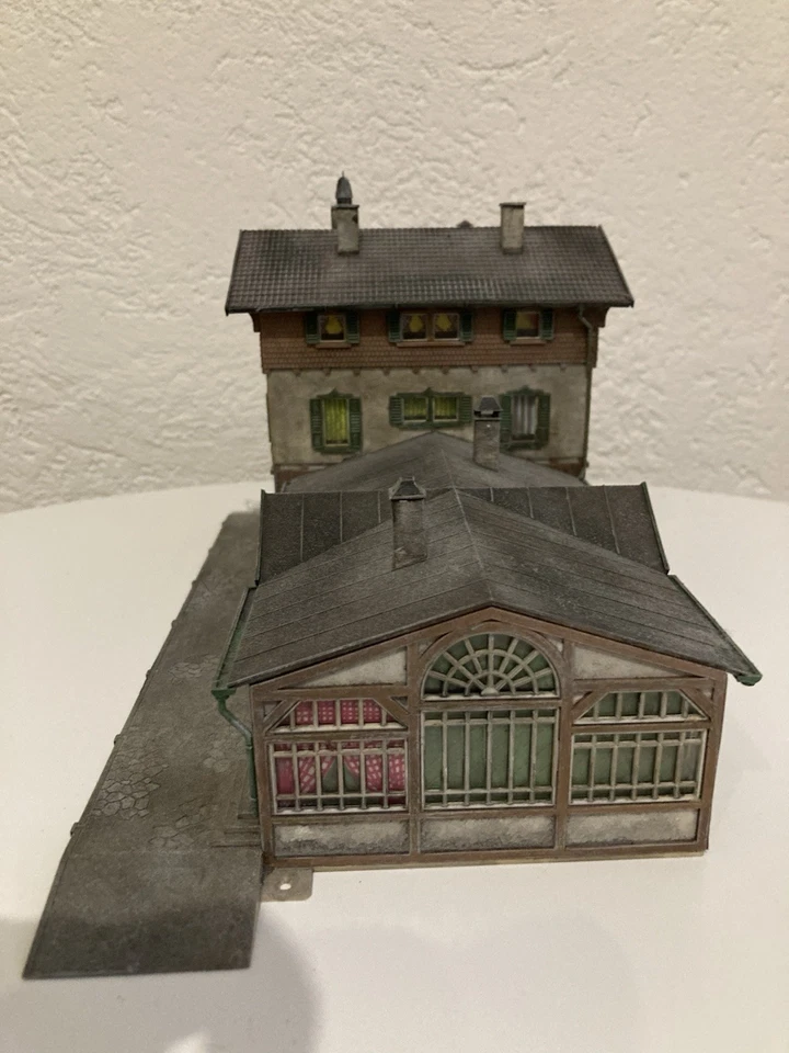 Vollmer 3507 Bahnhof Musberg gealtert patiniert Spur H0 Modellbahn - Bild 4 von 4