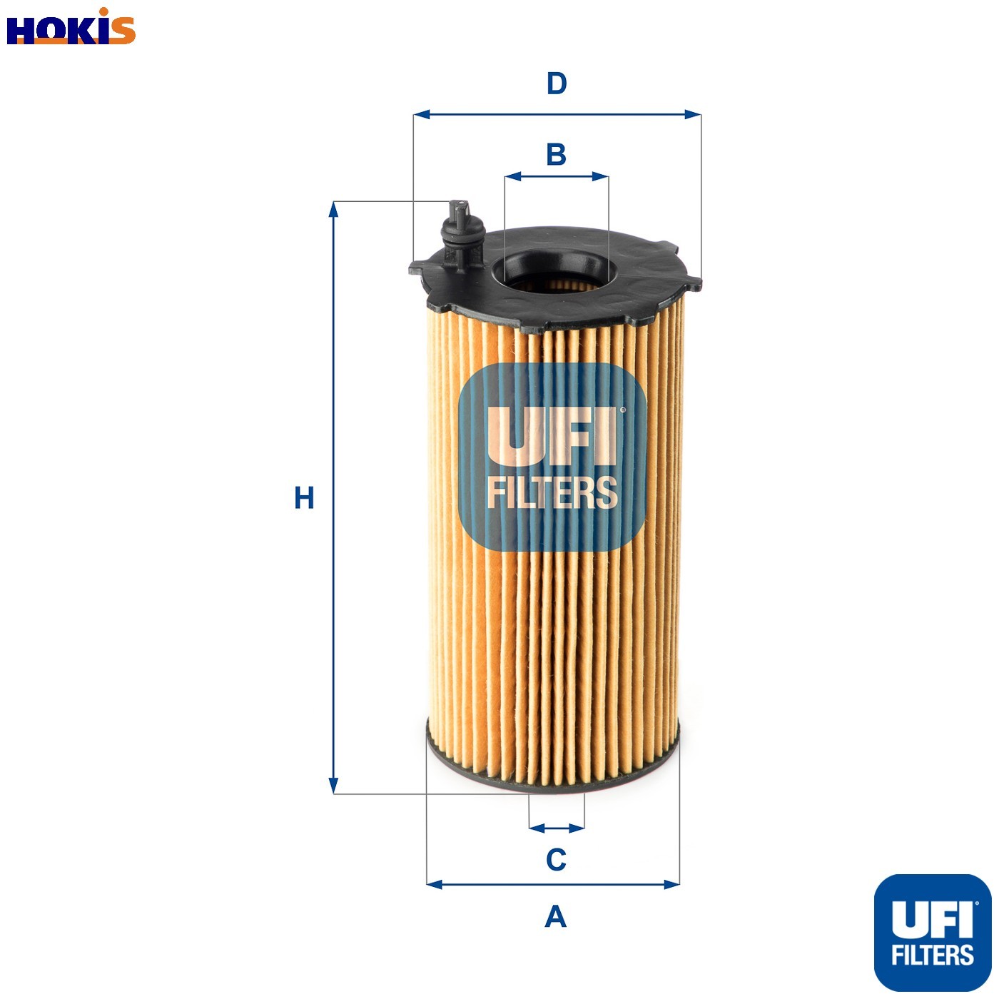 Oil filter Filter Insert 25.167.00 UFI for JEEP DODGE - Image 3