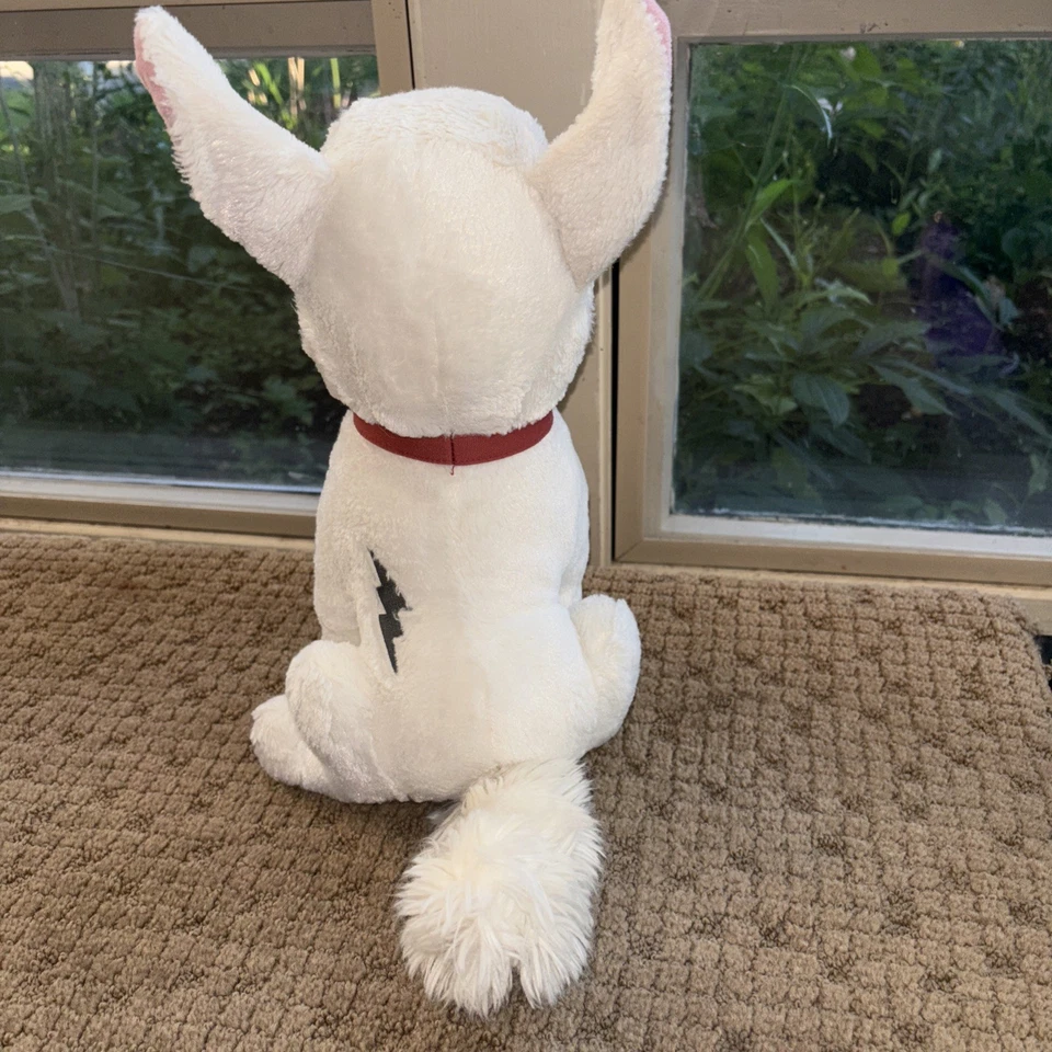 Disney Parks 12" Bolt Plush White Dog Stuffed Animal Stuffed Toy kid - Image 4 of 4