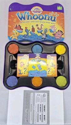 Cranium Whoonu Game in Tin Box 2005 Missing Some Play Chips
