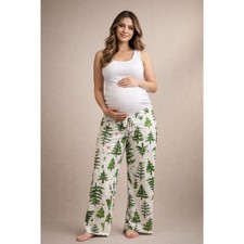 Old Navy Maternity Christmas Pajama Pants Tree Print Size M NWOT