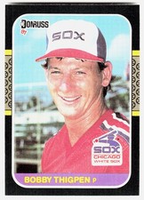 1987 Donruss #370 Bobby Thigpen - EX