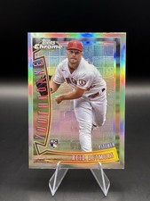 Reid Detmers 2022 Topps Chrome Sonic 1996 Youthquake #YQ-12 Los Angeles Angels