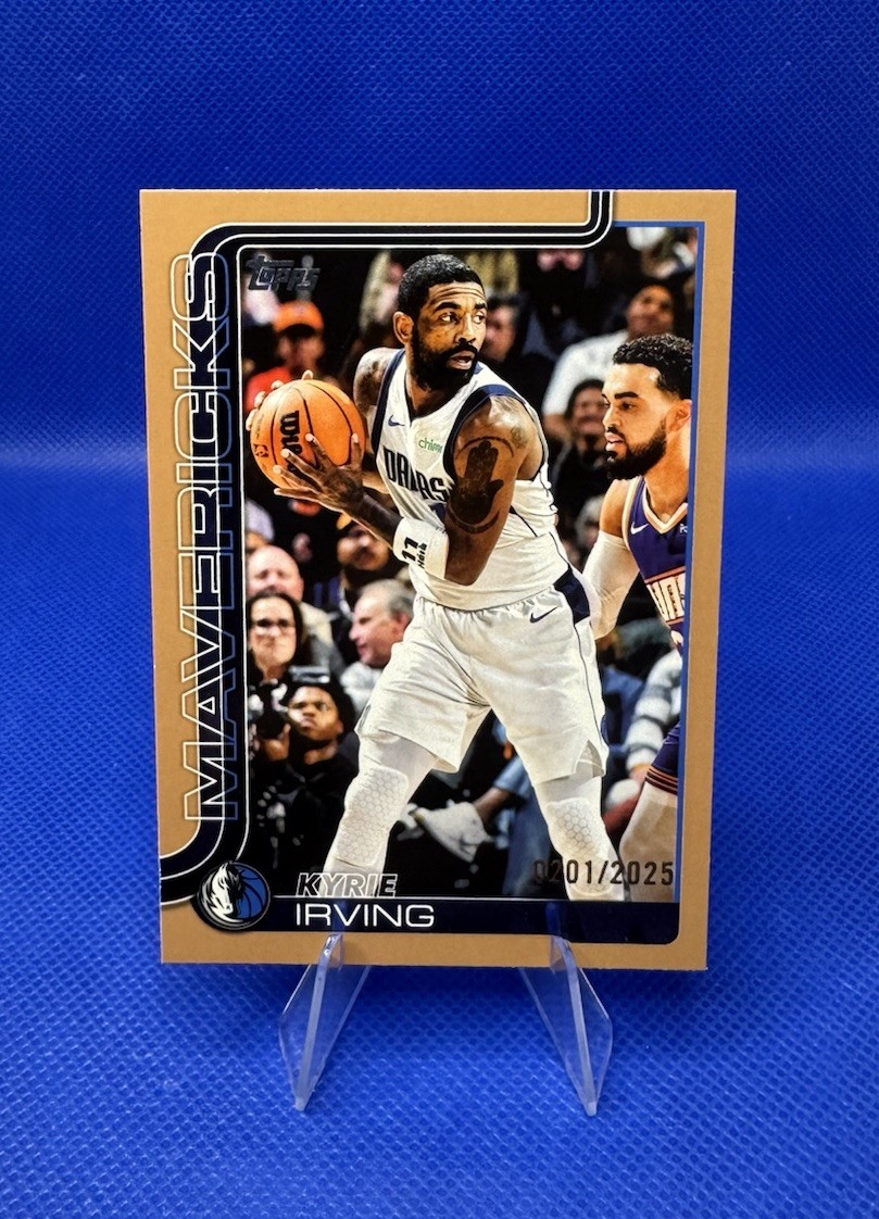 2025-26 Topps Kyrie Irving #168 Gold /2025 Dallas Mavericks Basketball