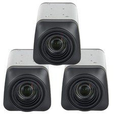 3 PACK 1/4" 1200TVL 36X Optical Zoom DSP Color Box Camera Auto Focus US