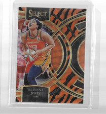 2024 Panini Select WNBA Brionna Jones Premier Tiger Stripe Prizm #192 Sun SSP