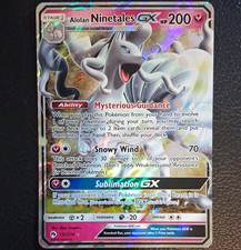 Pokémon TCG Alolan Ninetales GX 132/214 Lost Thunder UR Holo EN 2018 on eBay