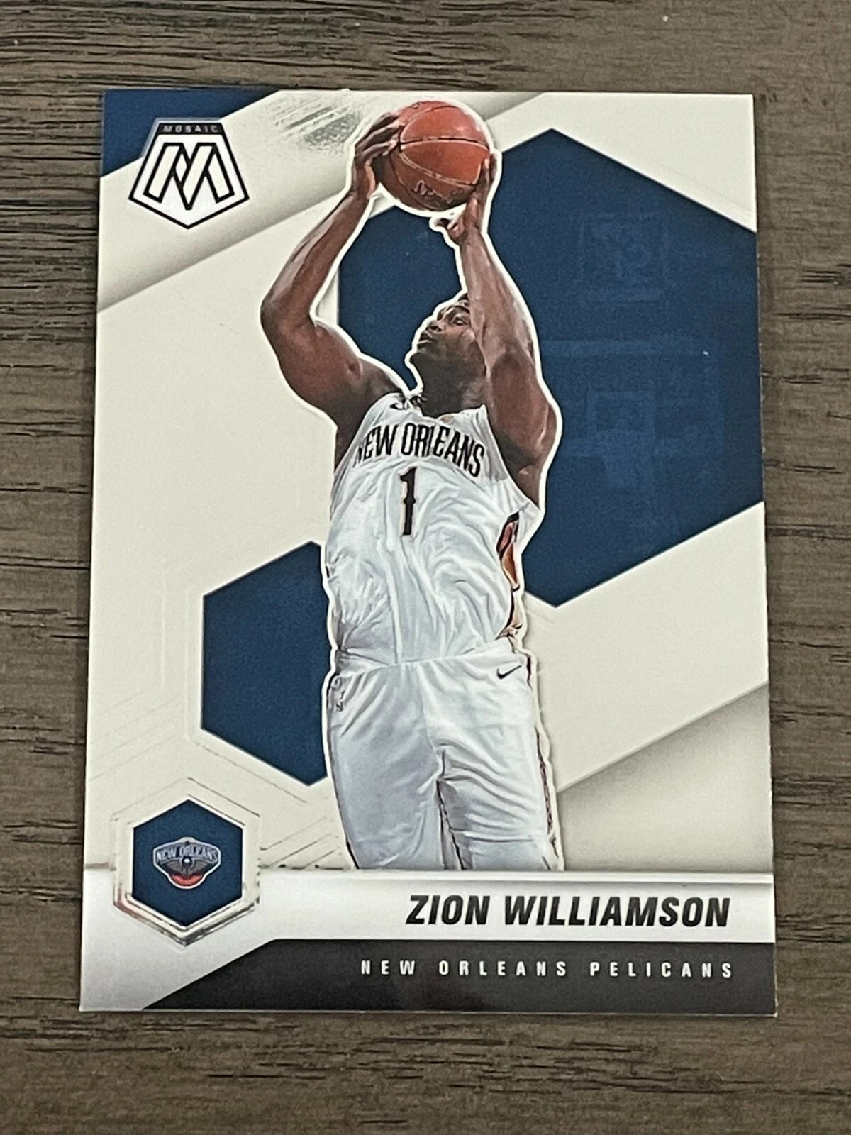 2020-21 Mosaic Zion Williamson #49 New Orleans Pelicans