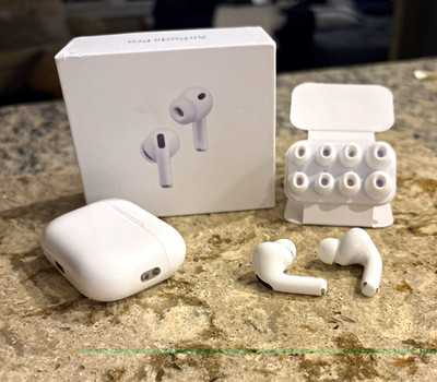 Apple AirPods Pro 3 White Bluetooth Wireless In-Ear Earbuds w/ Charging Case