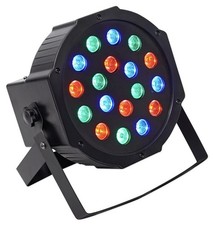 Rockville BATTERY PAR 50 Rechargeable LED DMX DJ Club Wash Up-Light w/ Remote