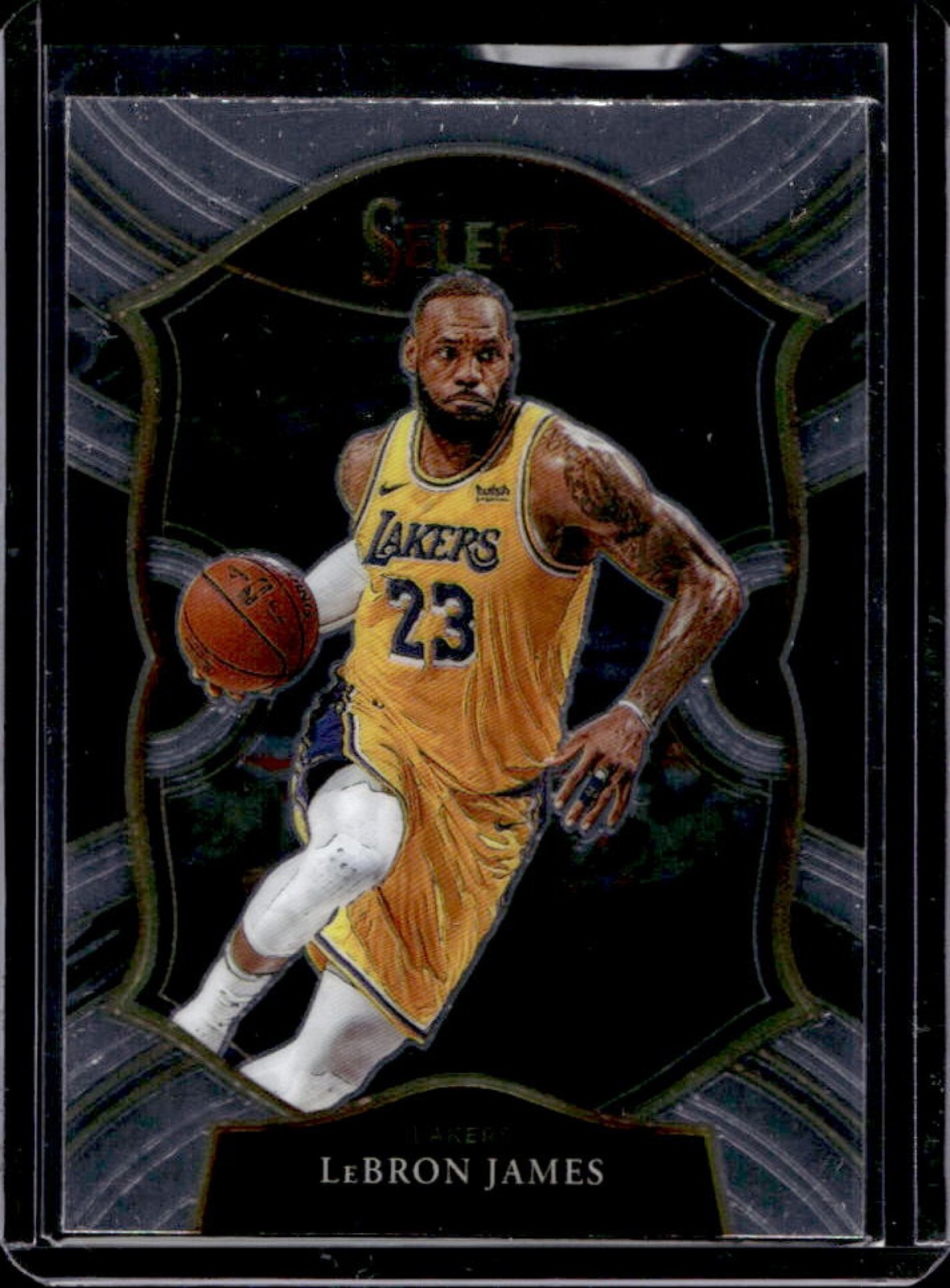 2020-21 Panini Select LeBron James Concourse #23 Lakers