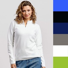 Promodoro Women's Recycled Fleece Troyer 7925 Damen Pullover NEU