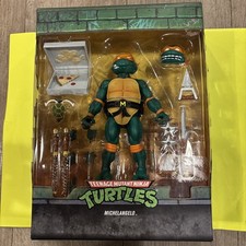 NEW Super7 Teenage Mutant Ninja Turtles Ultimates MICHELANGELO 7  Action Figure